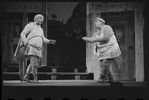 David Burns and Zero Mostel in the 1962 stage production A Funny Thing Happened on the Way to the Forum