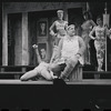 Myrna White, Zero Mostel and unidentified others in the 1962 stage production A Funny Thing Happened on the Way to the Forum