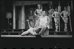 Myrna White, Zero Mostel and unidentified others in the 1962 stage production A Funny Thing Happened on the Way to the Forum