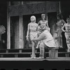 Myrna White, Zero Mostel and unidentified others in the 1962 stage production A Funny Thing Happened on the Way to the Forum