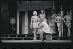 Myrna White, Zero Mostel and unidentified others in the 1962 stage production A Funny Thing Happened on the Way to the Forum