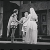 Patrick Fox, Zero Mostel, and Karen Black in the 1962 stage production A Funny Thing Happened on the Way to the Forum