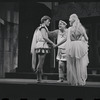 Patrick Fox, Zero Mostel, and Karen Black in the 1962 stage production A Funny Thing Happened on the Way to the Forum