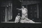 Patrick Fox, Zero Mostel, and Karen Black in the 1962 stage production A Funny Thing Happened on the Way to the Forum