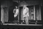 John Carradine and Zero Mostel in the 1962 stage production A Funny Thing Happened on the Way to the Forum