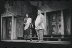 John Carradine and Zero Mostel in the 1962 stage production A Funny Thing Happened on the Way to the Forum