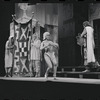 Myrna White, John Carradine and unidentified others in the 1962 stage production A Funny Thing Happened on the Way to the Forum