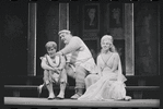 Patrick Fox, Zero Mostel, and Karen Black in the 1962 stage production A Funny Thing Happened on the Way to the Forum