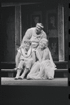 Patrick Fox, Zero Mostel, and Karen Black in the 1962 stage production A Funny Thing Happened on the Way to the Forum