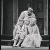 Patrick Fox, Zero Mostel, and Karen Black in the 1962 stage production A Funny Thing Happened on the Way to the Forum