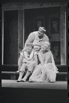 Patrick Fox, Zero Mostel, and Karen Black in the 1962 stage production A Funny Thing Happened on the Way to the Forum
