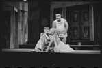 Patrick Fox, Karen Black, and Zero Mostel in the 1962 stage production A Funny Thing Happened on the Way to the Forum