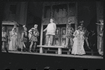 David Burns, Ruth Kobart, Ron Holgate, Zero Mostel, Jack Gilford, Raymond Walburn and unidentified others in the 1962 stage production A Funny Thing Happened on the Way to the Forum