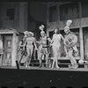 Zero Mostel, Myrna White, Patrick Fox and unidentified others in the 1962 stage production A Funny Thing Happened on the Way to the Forum