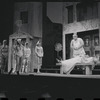 Myrna White, Jack Gilford, Zero Mostel and unidentified others in the stage production A Funny Thing Happened on the Way to the Forum