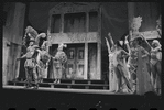 Ron Holgate, Myrna White and unidentified others in the 1962 stage production A Funny Thing Happened on the Way to the Forum