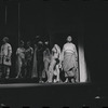 Zero Mostel [partly obscured] Jack Gilford, David Burns and unidentified others in the stage production A Funny Thing Happened on the Way to the Forum