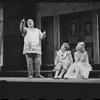 Zero Mostel, Patrick Fox, and Karen Black in the 1962 stage production A Funny Thing Happened on the Way to the Forum