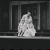 Patrick Fox, Zero Mostel, and Karen Black in the 1962 stage production A Funny Thing Happened on the Way to the Forum