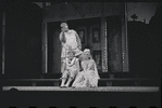 Zero Mostel, Patrick Fox, and Karen Black in the 1962 stage production A Funny Thing Happened on the Way to the Forum