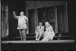 Zero Mostel, Patrick Fox, and Karen Black in the 1962 stage production A Funny Thing Happened on the Way to the Forum