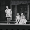 Zero Mostel, Patrick Fox, and Karen Black in the 1962 stage production A Funny Thing Happened on the Way to the Forum