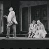 Zero Mostel, Patrick Fox, and Karen Black in the 1962 stage production A Funny Thing Happened on the Way to the Forum