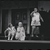 Patrick Fox, Karen Black, and Zero Mostel in the 1962 stage production A Funny Thing Happened on the Way to the Forum