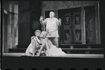 Patrick Fox, Karen Black, and Zero Mostel in the 1962 stage production A Funny Thing Happened on the Way to the Forum