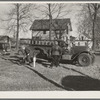 Smalltown volunteer fire department at work. Aledo, Illinois