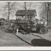 Smalltown volunteer fire department at work. Aledo, Illinois