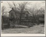 Part of the farmyard of W.H. Cox. Farm owner-operated, one hundred and twenty-four acres, of which sixty are tillable. Clearcreek Township, Iowa