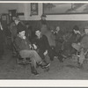 Typical scene in pool and beer hall. Spencer, Iowa. Farmers come in from country on Saturday and the pool halls are usually crowded. Women are rarely seen in these halls