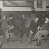 Typical scene in pool and beer hall. Spencer, Iowa. Farmers come in from country on Saturday and the pool halls are usually crowded. Women are rarely seen in these halls