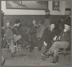 Typical scene in pool and beer hall. Spencer, Iowa. Farmers come in from country on Saturday and the pool halls are usually crowded. Women are rarely seen in these halls