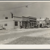 Main street of Dickens, Iowa