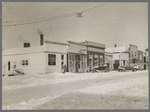 Main street of Dickens, Iowa