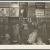 Auctioning livestock at Sales Hall, Ames, Iowa. These sales are very frequent throughout Iowa and Illinois