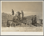 Farmers baling straw. Clay County, Iowa