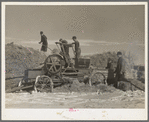 Farmers baling straw. Clay County, Iowa