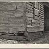 Detail of corn crib on Nelson brothers' farm showing need for repairs and paint. Owned by fraternal order, American Order of United Workmen, Des Moines, Iowa. Crop share lease