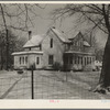 The home on the Levi Mills farm near Spencer, Iowa. Before this farm was rented to Mills this year it was owner-operated. Farm is eighty acres. The owner built up this farm by diversified farming, especially with hogs. Tenant rents on crop share lease