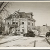 House of H.H. Tripp farm. Rents from mother on crop share lease. Two hundred acres of land near Dickens, Iowa. House was undergoing repairs