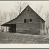 Building on Elmer Nelson farm near Wallingford, Iowa. This farm is owned by a loan company