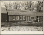 Chicken house (center) erected by tenant Al Richards on farm owned by absentee owner. Near Wallingford, Iowa