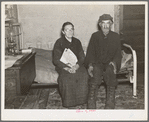 William Hubbard, seventy-five, and his wife, one of the oldest residents in Emmet County, Iowa. He has rented farms and also worked as hired hand, but is too old to work now. He owns one acre of land