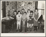 Edgar Allen, wife, and children. They are tenants of private party on one hundred sixty acre farm near Milford, Iowa. Crop share lease, two-fifths of all crops and two hundred dollars rent. This is an extreme case of poverty in northwest Iowa