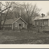 Building on Theodore F. Frank farm near Anthon, Iowa. He was owner-operator and built up his one hundred sixty acre farm on his own earnings. Pressure of depression and drought made it necessary for him to mortgage his farm