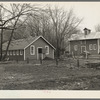 Building on Theodore F. Frank farm near Anthon, Iowa. He was owner-operator and built up his one hundred sixty acre farm on his own earnings. Pressure of depression and drought made it necessary for him to mortgage his farm