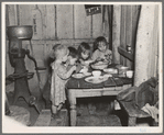 Christmas dinner in home of Earl Pauley. Near Smithfield [i.e. Smithland?], Iowa. Dinner consisted of potatoes, cabbage and pie